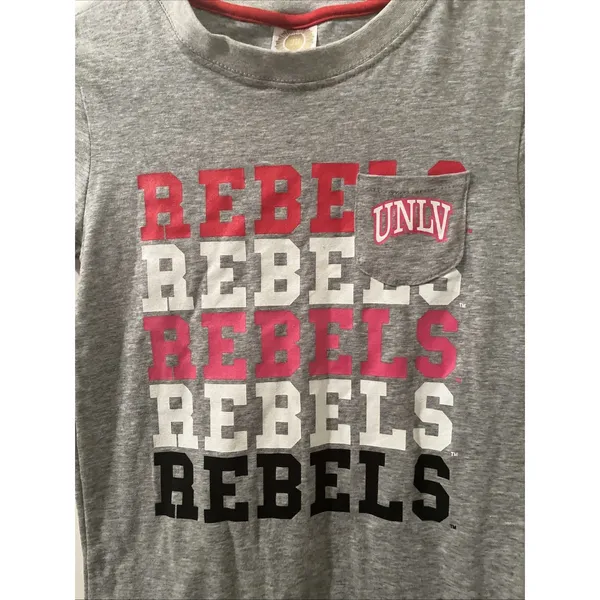 University Of Nevada Los Vegas UNLV Rebels Womens Juniors T-Shirt S Multi-Color - Image 4