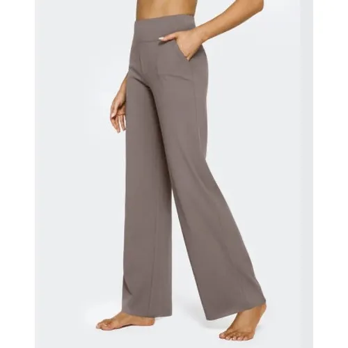 G4Free EverGoing Loose High-Waist Wide Leg Trousers‎ Taupe Technical Stretch XL - Image 2