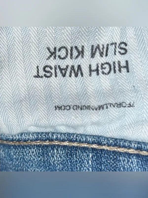 7 For All Mankind Light Blue Denim Jeans - Image 3