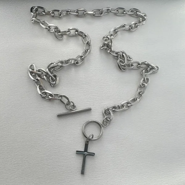 Cross Pendant Necklace for Men Women Streetwear Punk Hip Hop Unisex Style - Image 5