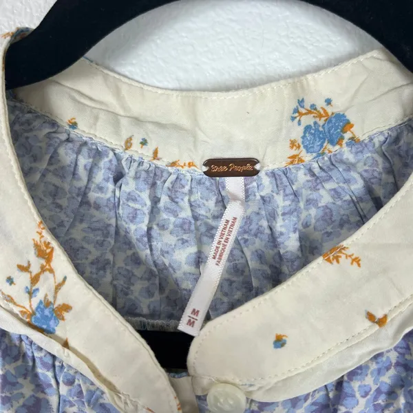Free People women's Paloma Printed Blouse Sz M NWT - Image 3