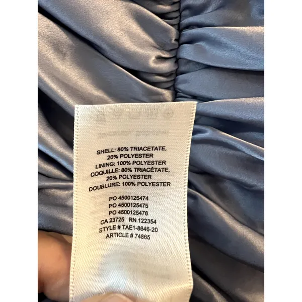 Aritzia Babaton Ten Hasek mini dress light blue size 0 - Image 9