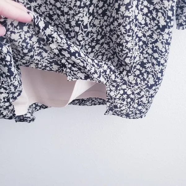 Lulu's Floral Long Sleeve Square Neckline Mini Dress - Image 5
