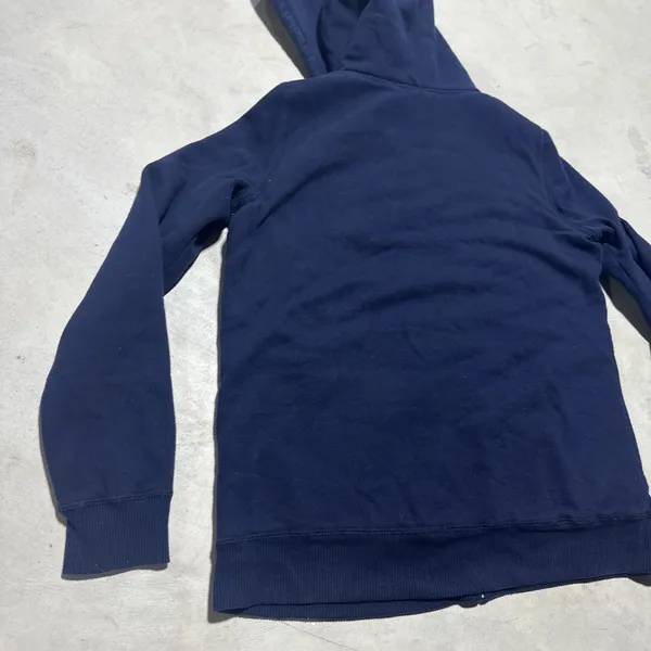 Hollister Surf Crew Hoodie Women's M Blue Embroidered Y2K Fleece Lined Full Zip - Image 10