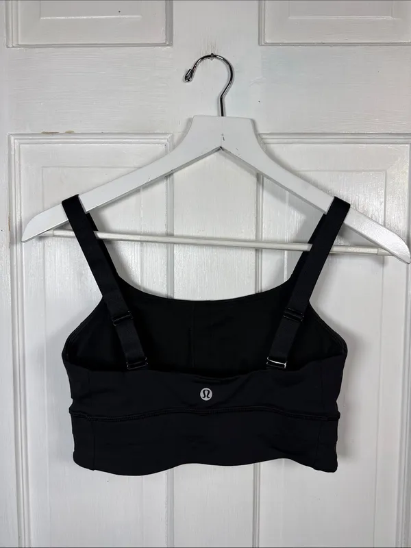 Lululemon Both Ways Sports Bra in Black W2479 Sz 6 - Image 3
