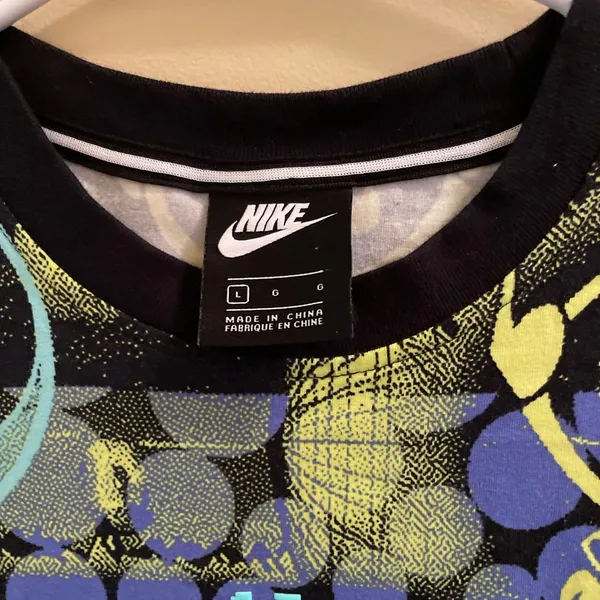 Nike Essential Rave Bodycon Dress Graphic Print Women Medium Large Runs Small - Image 8