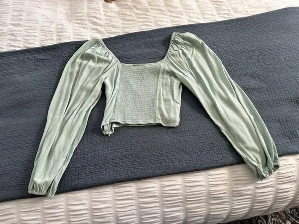 Mint Green Blouse - Image 4