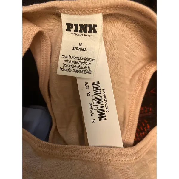 Brand New Victoria's Secret Pink Women's Medium Pink Sleeveless Tank Top - Image 4