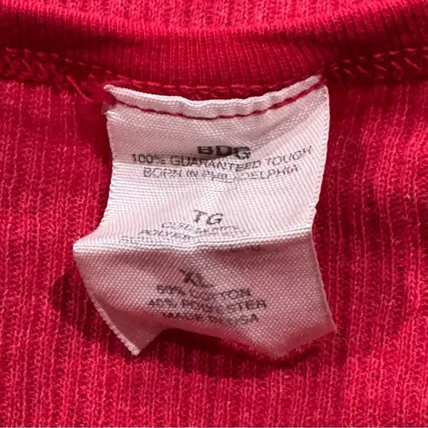 Urban Outfitters BDG Red Ribbed Tank Top Women's XL - Image 2