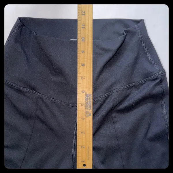 Yogalicious Lux Mia Flare Women S Black High Waist Seamed Yoga Pants - Image 4