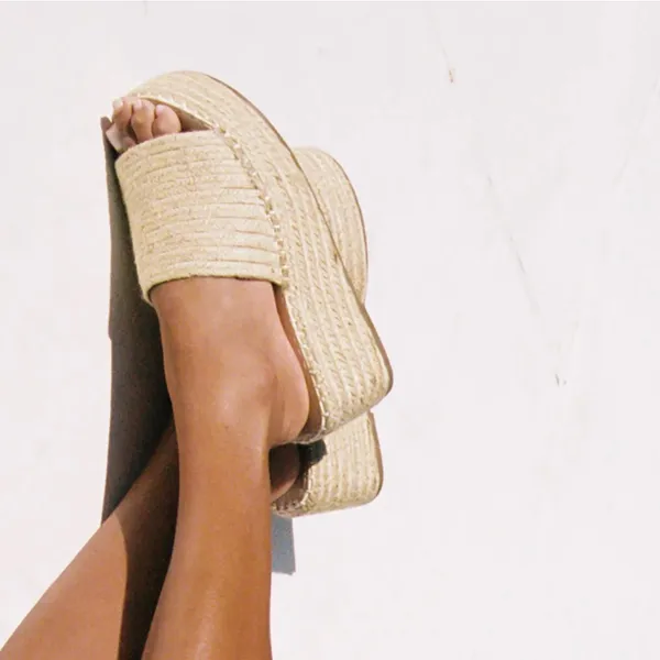 Princess Polly Barbados Sandals Natural - Espadrilles Platform - Image 2