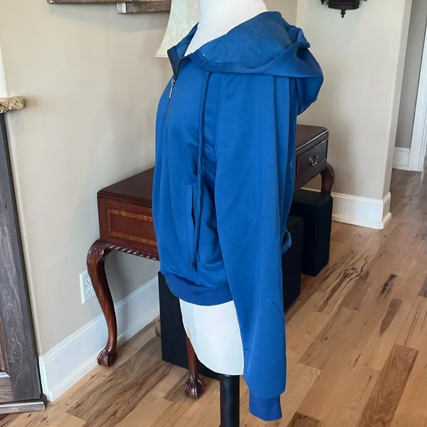 Matching Set Navy Blue Zip Hoodie Skort New - Image 8