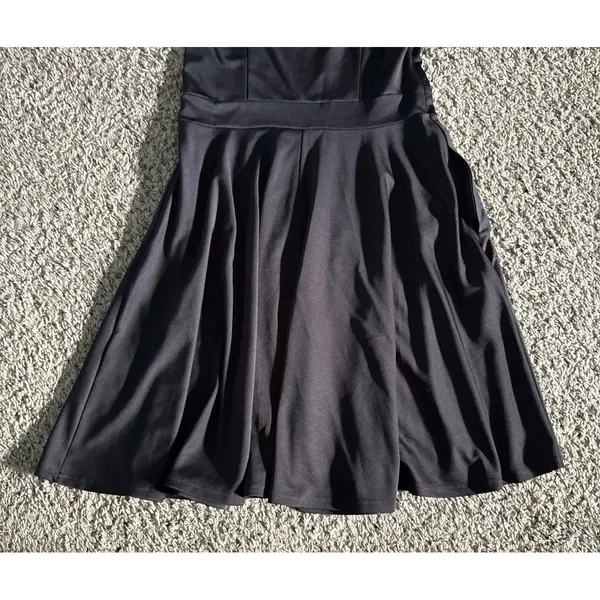 Jasambac Women's Black One Shoulder A Line‎ Dress Size Large - Image 8