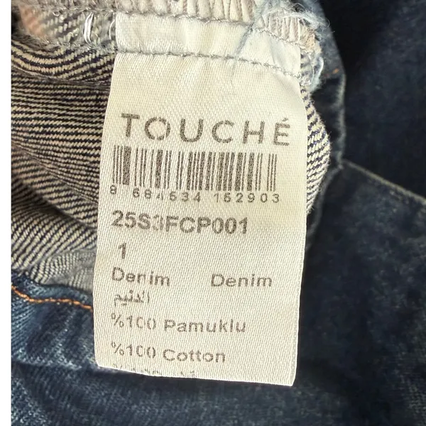 Touche Prieve Women's Pocket Detailed 100% Cotton‎ Denim Vest Size 1 (Small) NWT - Image 10