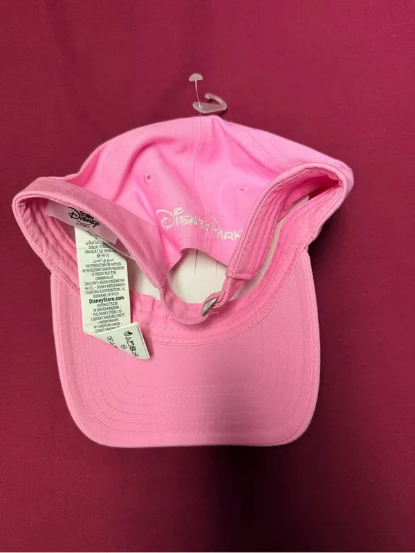 Disney Parks Pink Castle Embroidered Adult Hat - Image 8