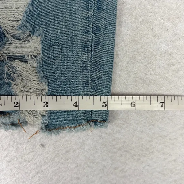 BKE Gabby Jeans Women’s 28 Light Wash Mid Rise Distressed Skinny Stretch ABK575A - Image 8