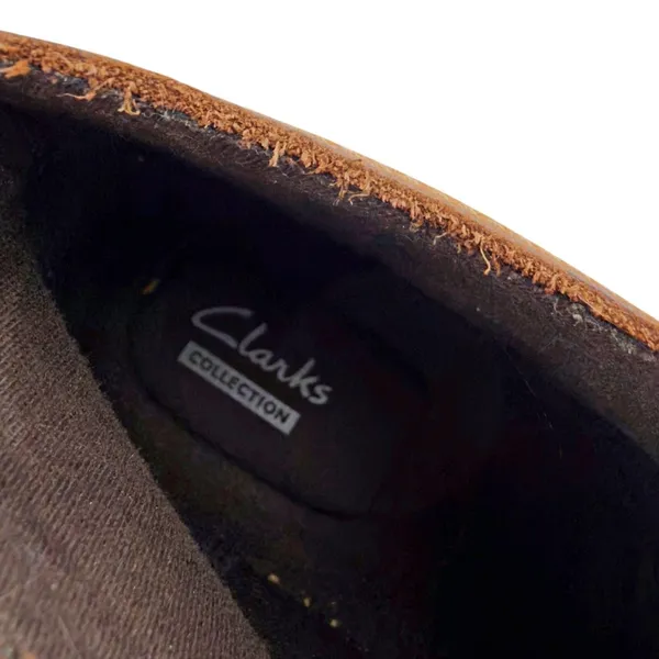 Classic Clarks Desert Brown Ankle Boots 26116744 Women's 7.5 Comfy - Image 4