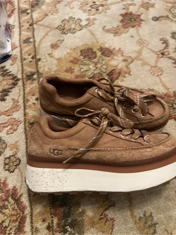 UGG Men’s Chestnut Suede Lace-Up Sneakers - Image 2