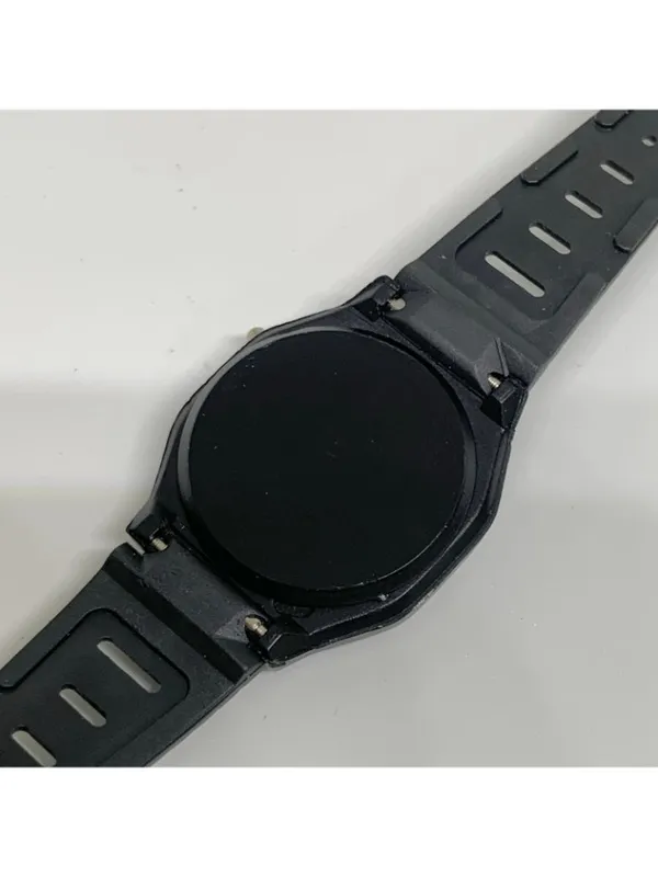 Vintage Oryntex Lcd quartz digital kids/women watch 26mm black tone running - Image 5