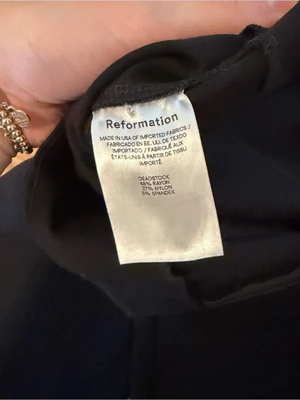 Reformation Jolie High-Waisted Ponte Flare Pants - Image 9