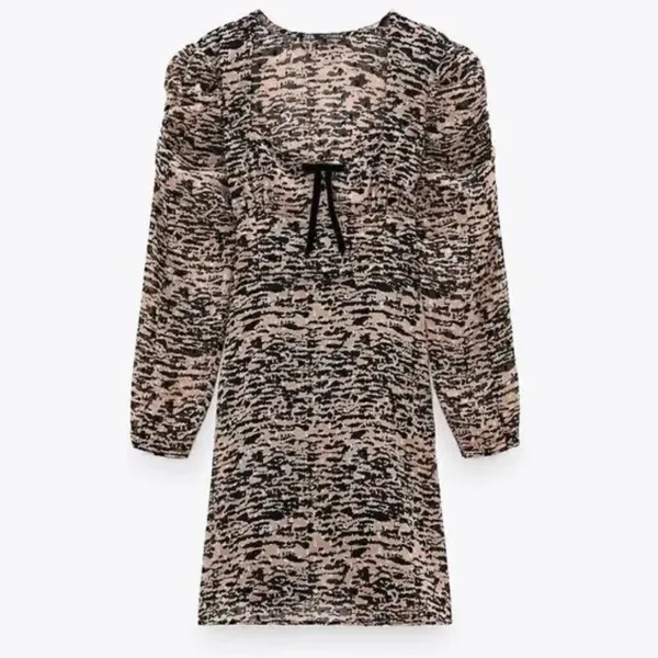 ZARA new with tag ANIMAL PRINT DRESS - med - Image 6