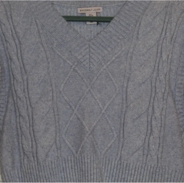 Light blue sweater vest sincerelyJules - Image 2