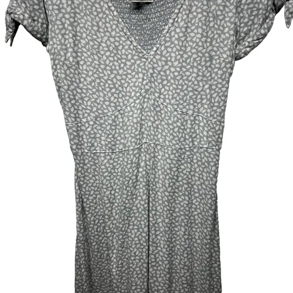 Abercrombie & Fitch Womens Mini Dress Small Fairy Cottagecore Babydoll Smocked - Image 5