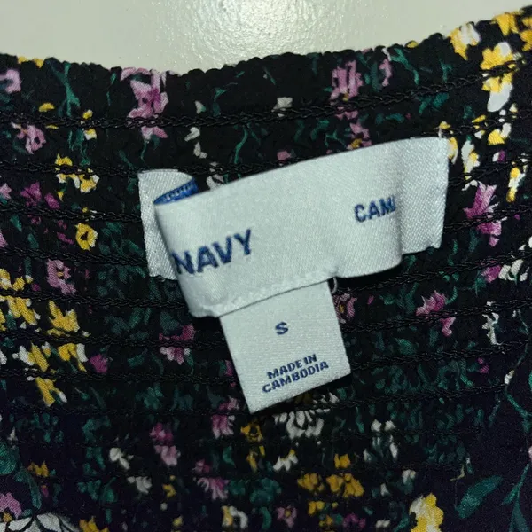 🔴Old Navy Floral Black Dress Size Small - Image 3