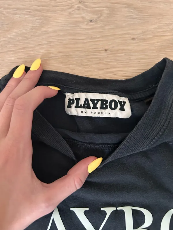 Grey Playboy Tee - Image 3