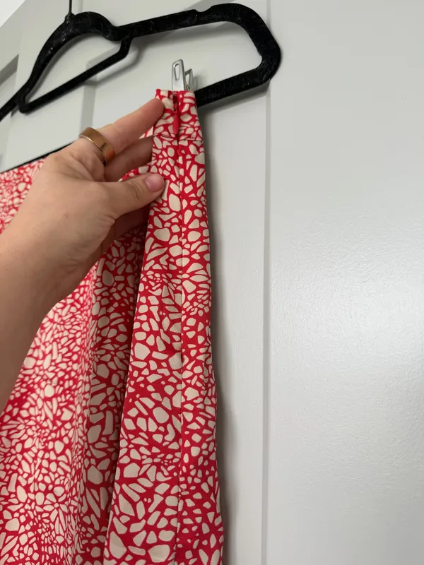 LOFT Petites Red & Cream Floral Midi Skirt - 2P - Image 4