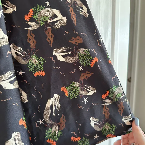 ZARA Satin Mermaid Mini Dress - Image 6