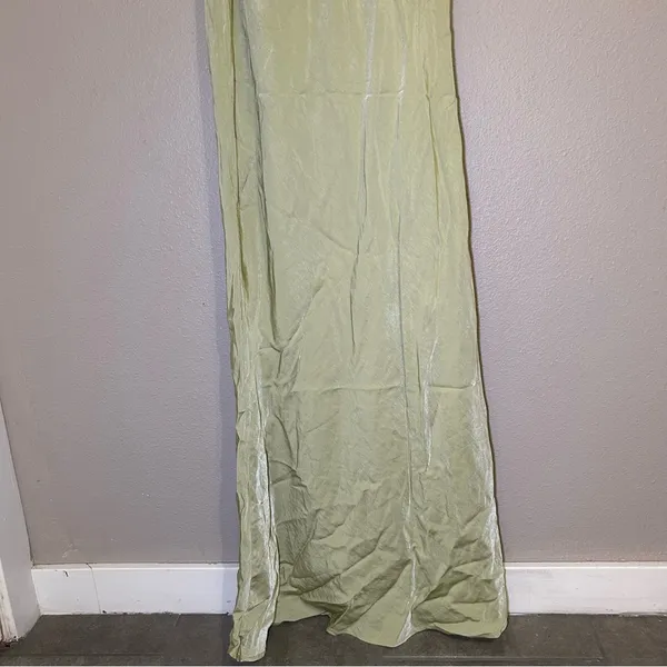 NEW Princess Polly Emily Green Satin Maxi Dress Women’s Size Small 4 - Image 8