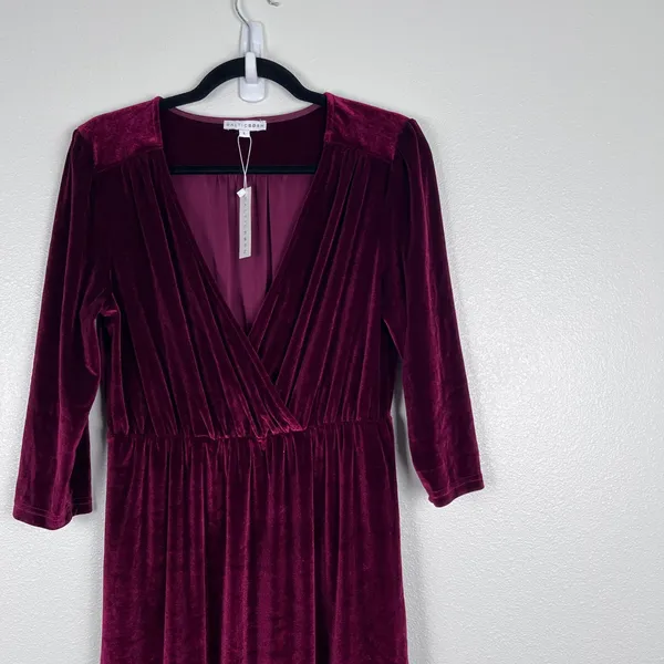 Baltic Born Women's Velvet Maxi Dress Sz L NWT - Image 4