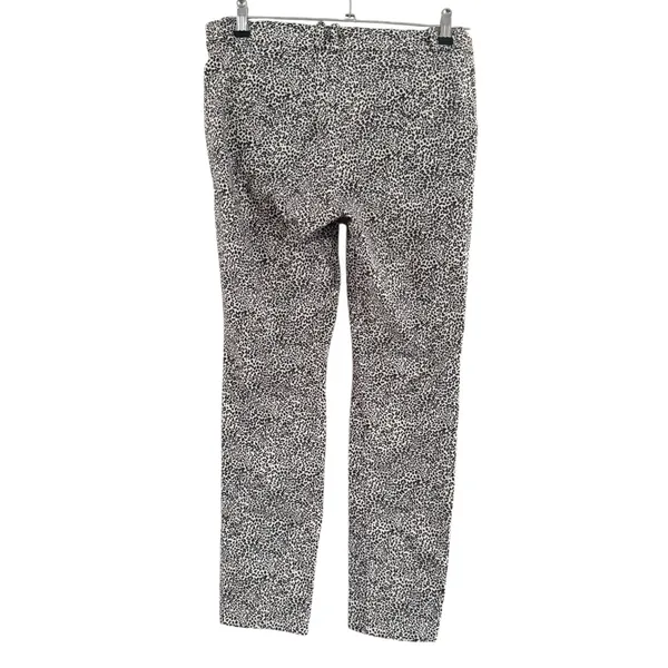 Mango Black and Brown Patterned Straight Leg Pants - Image 3