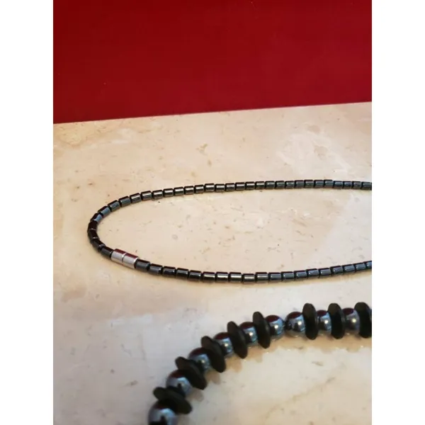 Lot of 2 Necklaces Black Necklaces For Wear Or Bead Breakdown - Image 4