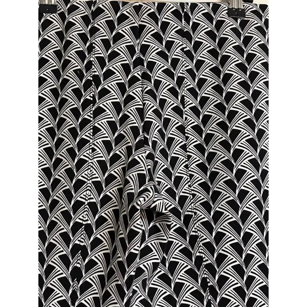 Anthropologie Maeve The Margot Kick Flare Geometric B&W Pants size XS - Image 5