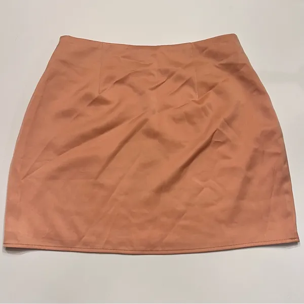 Le Lis Crop Camisole Top‎ & Mini Skirt Set in Nude Peach Rhinestones Size XS/S - Image 9
