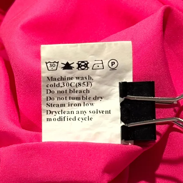 Hot Pink Ruffle Pants L Pull On Wide Leg High Rise Flowy Palazzo Crop Festival - Image 5