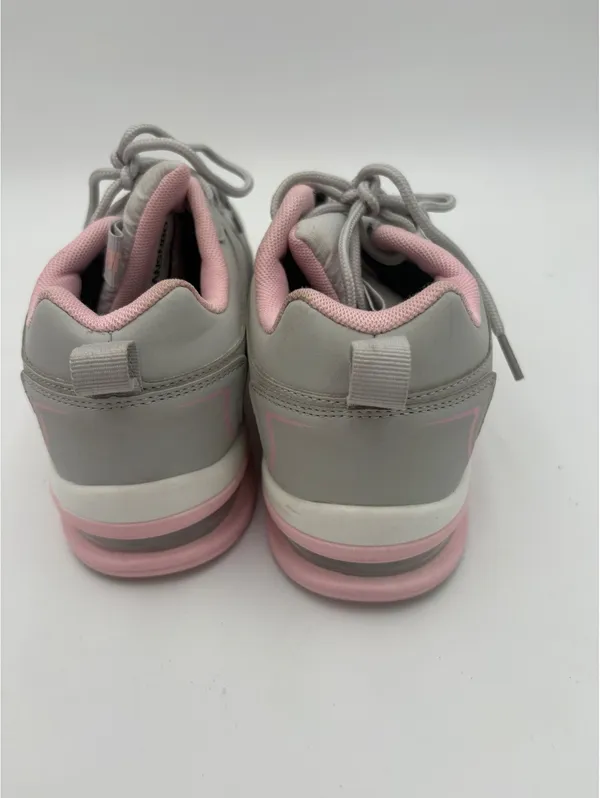 Lansnbo $55 Waterproof Woman’s 8 Gray and Pink Stylish Athletic Sneakers Comfort - Image 6