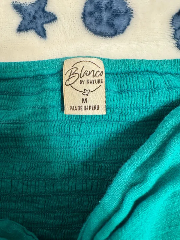 Green Blanco by Nature Top Size M - Image 2