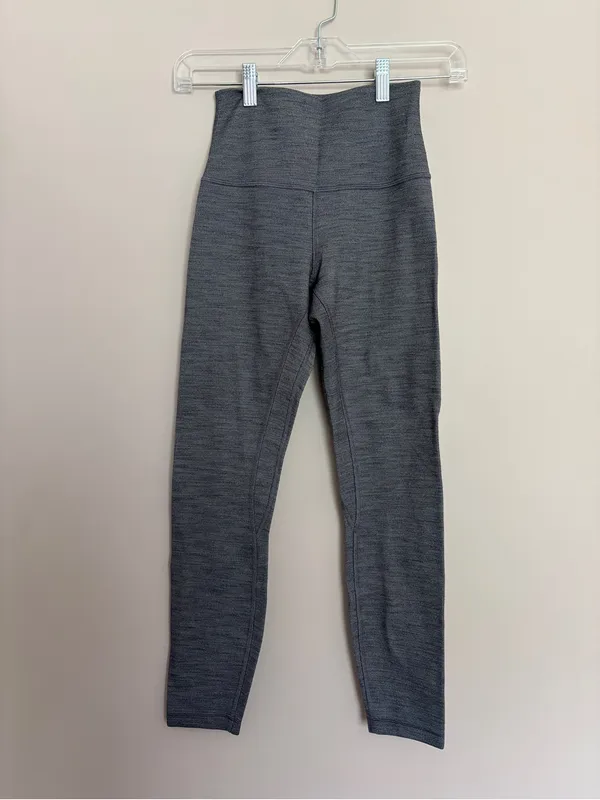 Lululemon Align Pant II Mini Heathered Herringbone Size 4 - Image 3