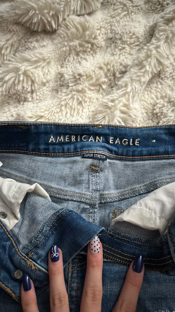 American Eagle jean skirt - Image 3