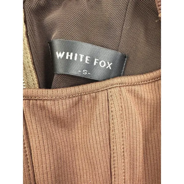 White Fox Boutique - Double Strap Bustier Corset Top in Brown - Image 2