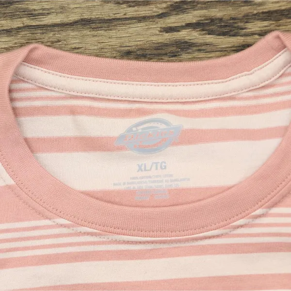 NEW Dickies Remanfactured Baggy Utility T-Shirt Tee Pocket Pink Multi 4 XL - Image 3