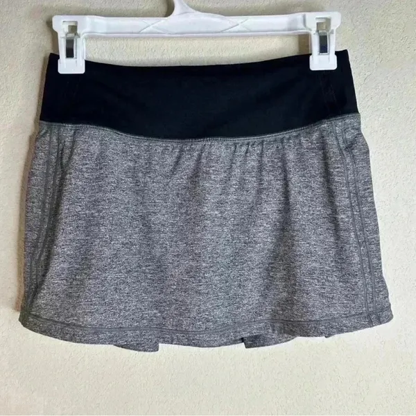 Lululemon Pace Rival Skirt (Regular) No Panels 13" Heather Lux W8A81R size 2 - Image 2
