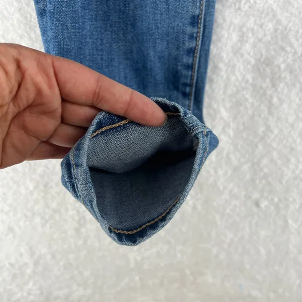 American Eagle Outfitters High Rise Jegging Jeans Womens 4 Blue Denim Distressed - Image 7