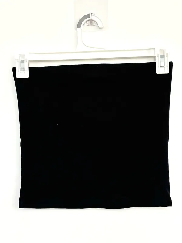 With Jean Heart You Boobtube Top Black Medium - Image 4