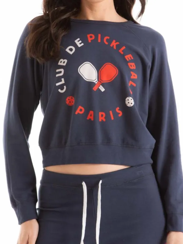 Sundry Club De Pickle Ball Paris Sweatshirt - Image 2