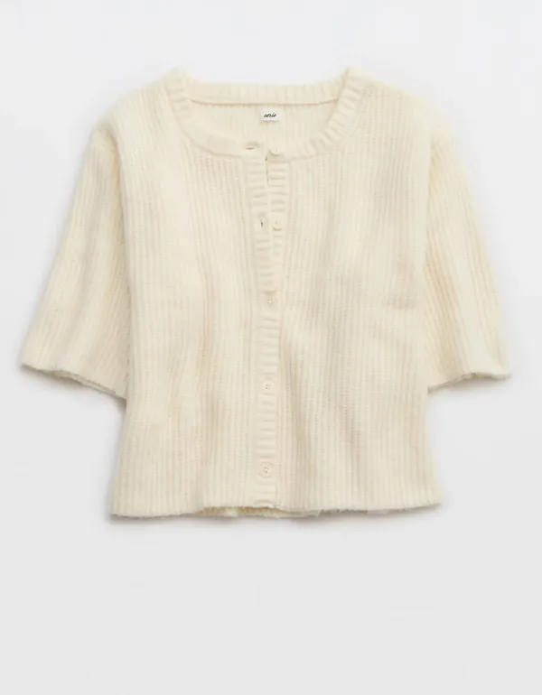 Aerie Short Sleeve Cardigan - Image 3