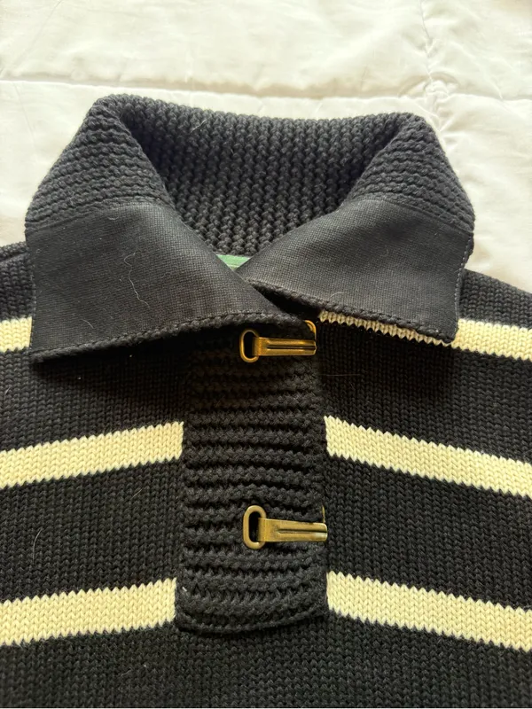 Ralph Lauren Striped Toggle Neck Sweater - Image 5